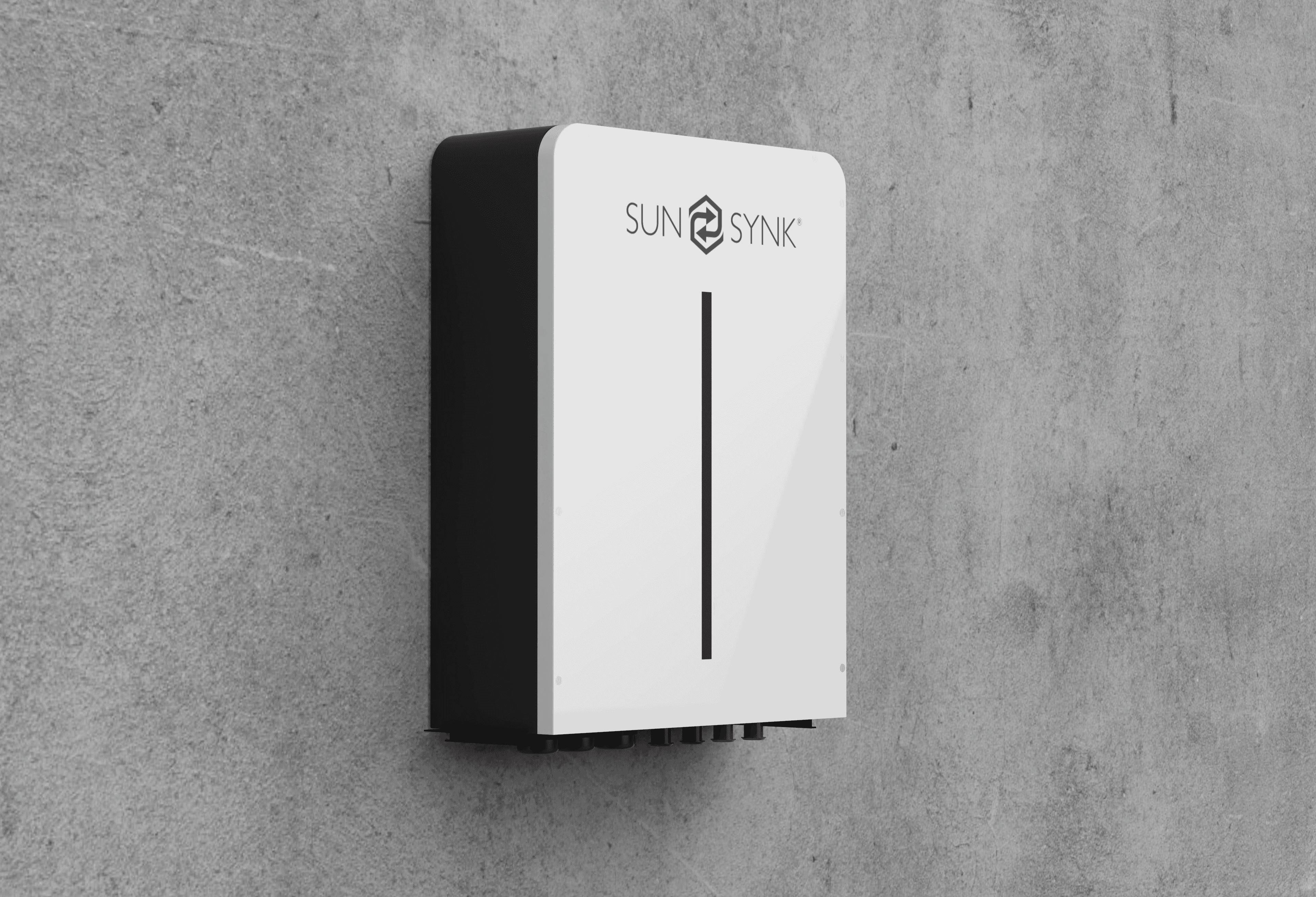 Sunsynk Battery on a wall, representing the solar product installed by Utilita Home.