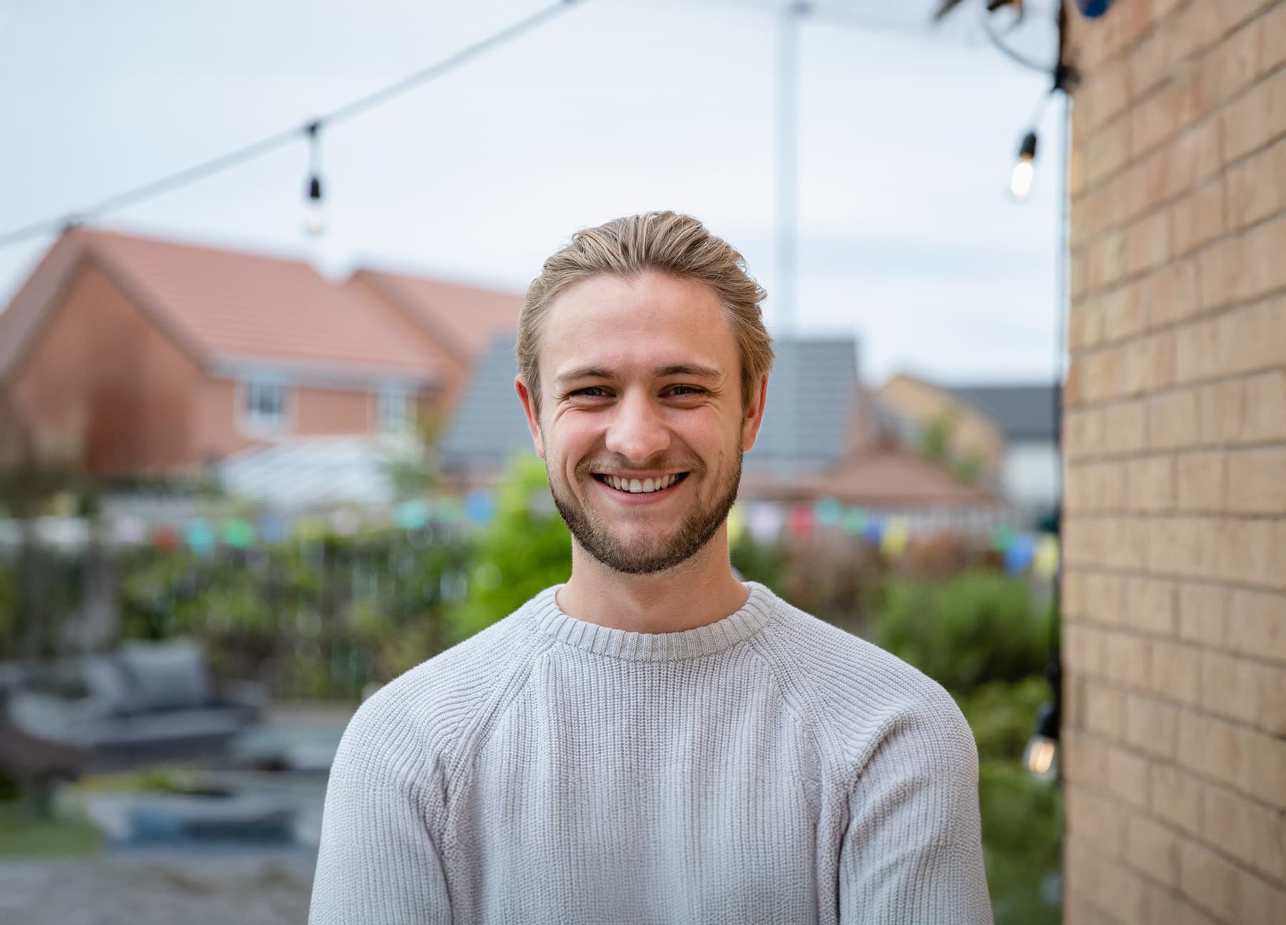 Photo of Jon, a Utilita Home customer who made significant solar savings with expertly fitted solar panels & battery storage.